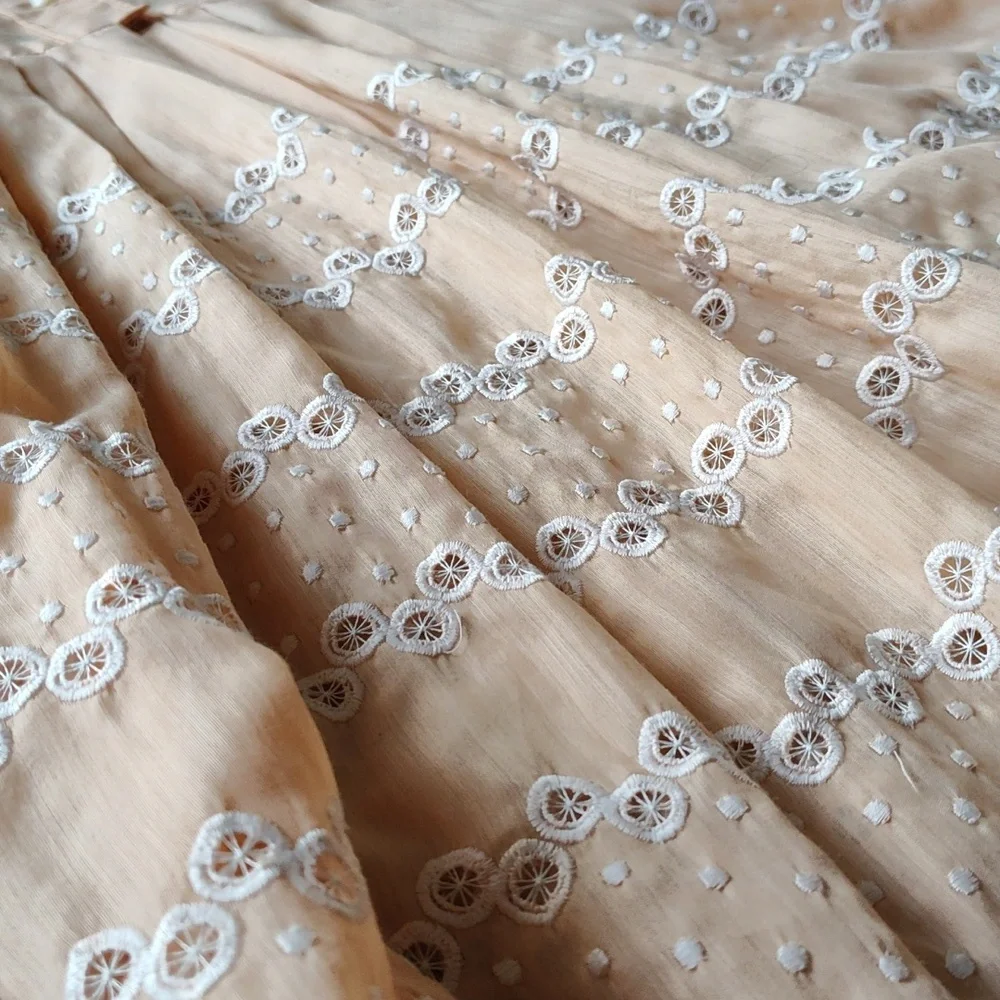 Charming Peach and Mint Vintage Dresses size M  based on measurements - Picture 4 of 14
